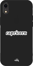 xoxo Wildhearts case voor iPhone XR - Capricorn (Steenbok) Black - iPhone Zodiac Case