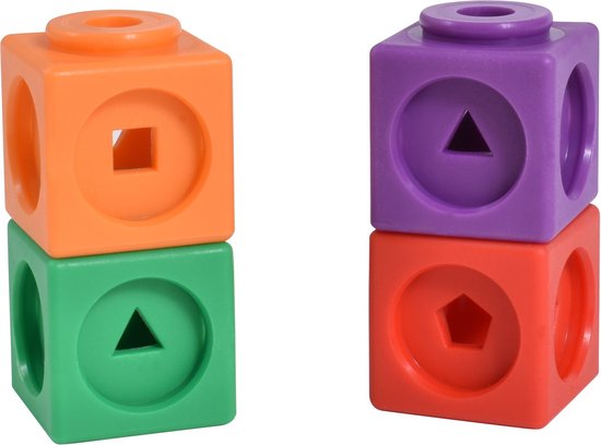 Thumbnail van een extra afbeelding van het spel Geometrische linking cubes