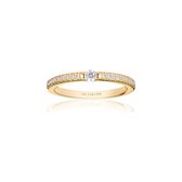 Sif Jakobs juwelen dames De ring 925 sterling zilver zirconia 58 Goud 32019256