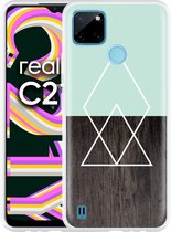 Realme C21Y Hoesje Wood Simplicity - Designed by Cazy