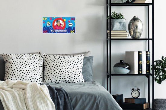 Affiche Anniversaire - 60 Ans - Femme - 40x20 cm