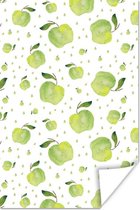 Affiche Pommes - Aquarelle - Motifs - 80x120 cm