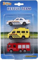 hulpdiensten met spuitwagen 8 cm 3-delig
