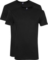 Alan Red Derby O-Hals T-Shirt Black (2Pack) - maat S
