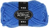 acrylgaren blauw 35 m. 50 gram