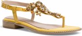 Marco Tozzi BY GUIDO MARIA KRETSCHMER Dames Sandaal 2-2-88100-26 656 geel F-breedte Maat: 37 EU