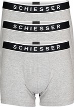 SCHIESSER 95/5 shorts (3-pack) - grijs - Maat: S