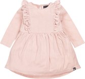 High waist ruffle dress hydrofiel jersey pink /