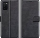Samsung Galaxy A03s Hoesje - Mobigear - Wallet Serie - Kunstlederen Bookcase - Zwart - Hoesje Geschikt Voor Samsung Galaxy A03s