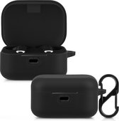 kwmobile Hoes voor Nokia Essential True Wireless Earphones E3500 - Siliconen cover voor oordopjes in zwart