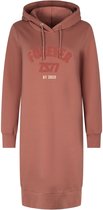 Zoso 216 Forever Comfy Hooded Sweat Dress Winter Rose - XS