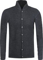 Consenso - Heren Vest met Knopen - Wol Blend - Grijs