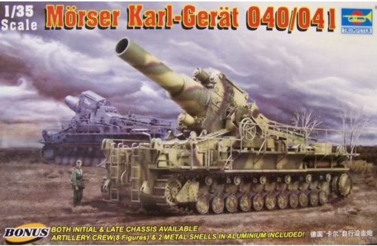 Trumpeter Karl-Gerät 040/041 - Zelfrijdend mortier plastic bouwpakket ...