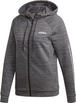 Adidas Hoody Dames Sweater full zip- Grijs- Maat S