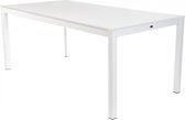 Quadrat tafel - cementoptiek - Aluminium zwart - 80 x 50 cm