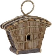 Relaxdays décoration nichoir - nichoir - nichoir - bois - mini nichoir - suspendu H