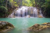 Erawan waterfall – 120cm x 80cm - Fotokunst op PlexiglasⓇ incl. certificaat & garantie.