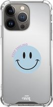 iPhone 13 Case - Smiley Blue - Mirror Case