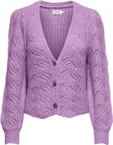 Only Vest Onlscala L/s Cardigan Knt 15236180 Crocus Petal/w.melange Dames Maat - S