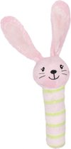 Wild Republic Grijpknuffel Squeak Bunny 14 Cm Polyester Roze