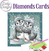 DDDC1065 Dotty Designs Diamond Cards - Penguins in the Snow