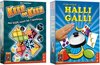 Afbeelding van het spelletje Spellenbundel - Dobbelspel - 2 Stuks - Halli Galli & Keer op Keer