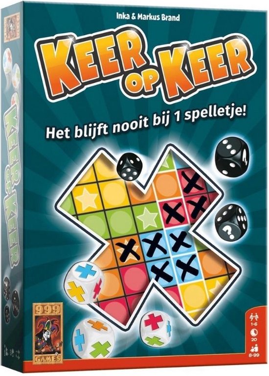 Thumbnail van een extra afbeelding van het spel Spellenbundel - Dobbelspel - 2 Stuks - Halli Galli & Keer op Keer