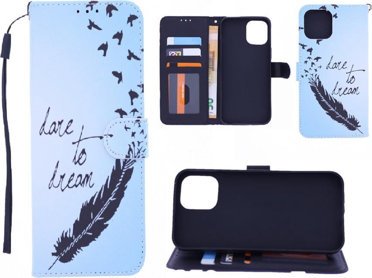 Bookcase Geschikt voor: Oppo A73 5G hoesje met print - Love To Dream