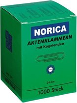 Alco Paperclips Norica 24mm ver- - zinkt met kogeleind doos a 100