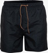 Osaga heren zwemshort met print - Zwart - Maat XL