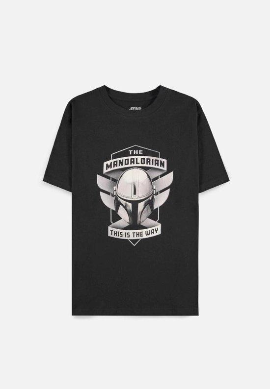 Star Wars - The Mandalorian Dames T-shirt - 2XL - Zwart