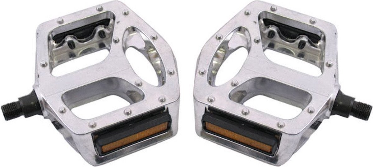 Pedaalset BMX/Freestyle aluminium zilver