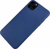 Apple iPhone 11 Pro - Silicone hoesje Renee blauw - Geschikt voor