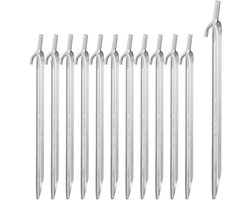 Tentharingen - set van 12 - staal - 30 cm lang