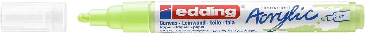 Edding Acrylic marker - Medium punt - pastelgroen