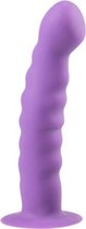 Siliconen dildo met zuignap - paars - Sextoys - Dildo's  - Dildo - Dildo Anaal