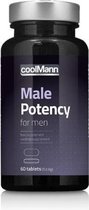 CoolMann - Male Potency Potentie Pillen - 60 stuks - Drogist - Voor Hem - Drogisterij - Erectiemiddelen