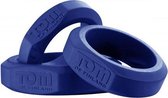 Tom of Finland Cockring Set - 3 Stuks - Blauw - Sextoys - Cockringen - Toys voor heren - Penisring