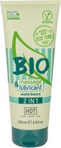 HOT BIO 2 in 1 Waterbasis Glijmiddel En Massagegel - Drogist - Glijmiddelen - Drogisterij - Glijmiddel