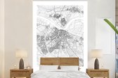 Behang - Fotobehang Stadskaart Nijmegen - Breedte 160 cm x hoogte 240 cm - Plattegrond