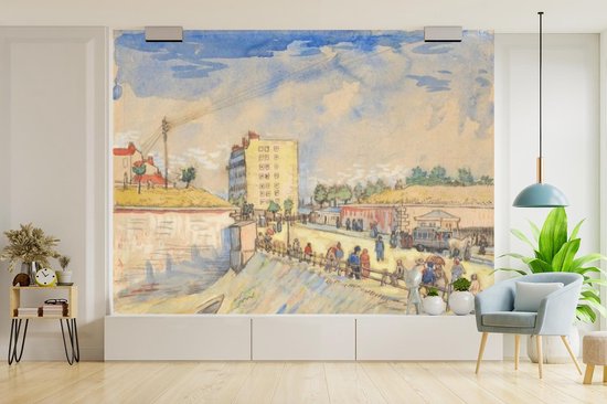 Porte dans les défenses de Paris - peinture de Vincent van Gogh 400x300 cm