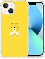 TPU Case iPhone 13 Smartphone hoesje met doorzichtige rand Baby Leopard