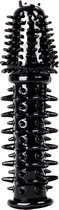 Thrilling Silicone Penis Extension - Black