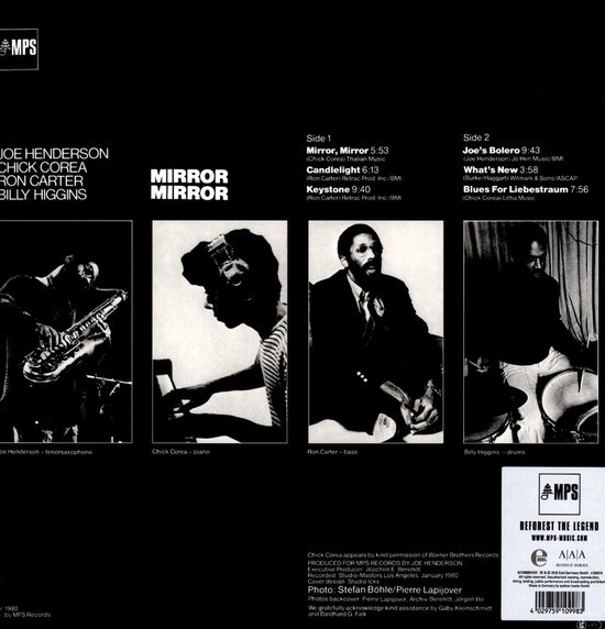 Joe Henderson Mirror, Mirror (LP), Joe Henderson LP (album