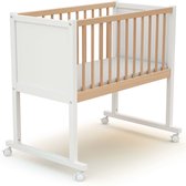 AT4 - Wieg comfort - 40 x 80 cm - babybed - Wit, Beuken
