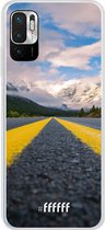 6F hoesje - geschikt voor Xiaomi Redmi Note 10 5G -  Transparant TPU Case - Road Ahead #ffffff