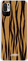 6F hoesje - geschikt voor Xiaomi Redmi Note 10 5G -  Transparant TPU Case - Tiger Print #ffffff