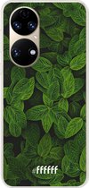 6F hoesje - geschikt voor Huawei P50 -  Transparant TPU Case - Jungle Greens #ffffff