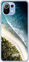 6F hoesje - geschikt voor Xiaomi Mi 11 Lite -  Transparant TPU Case - La Isla #ffffff