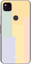 6F hoesje - geschikt voor Google Pixel 4a 5G -  Transparant TPU Case - Springtime Palette #ffffff